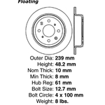 A high quality, direct fit OE replacement brake disc.