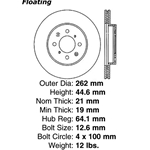 A high quality, direct fit OE replacement brake disc.