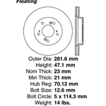 A high quality, direct fit OE replacement brake disc.