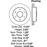 A high quality, direct fit OE replacement brake disc.