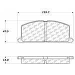 D0242 Ceramic Disc Brake Pads: Front - Chevrolet, Geo, Toyota