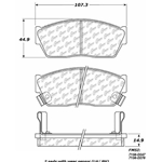 D0275 Ceramic Disc Brake Pads: Front - Nissan
