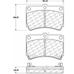 D0466 Ceramic Disc Brake Pads: Front - Ford, Kia, Mazda, Mercury