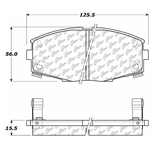 D0435 Ceramic Disc Brake Pads: Front - Toyota