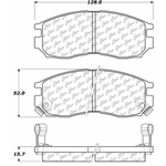 D0484 Ceramic Disc Brake Pads: Front - Chrysler, Dodge, Eagle, Mitsubishi, Plymouth