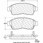 D0562 Ceramic Disc Brake Pads: Front - Geo, Toyota
