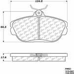 D0601 Ceramic Disc Brake Pads: Front - Ford, Ford Van, Lincoln, Mercury