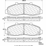 D0679 Ceramic Disc Brake Pads: Front - Ford Pickup, Lincoln Pickup