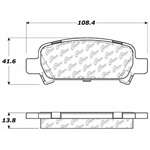 D0770 Ceramic Disc Brake Pads: Rear - Subaru, Subaru SUV