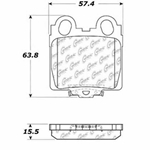 D0771 Ceramic Disc Brake Pads: Rear - Lexus