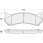 D0785 Ceramic Disc Brake Pads: Rear - Cadillac, Chevrolet Pickup, Van, GMC Pickup, Van, Hummer SUV