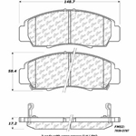 D0787 Ceramic Disc Brake Pads: Front - Acura, Honda