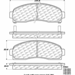 D0833 Ceramic Disc Brake Pads: Front - Ford Pickup, SUV, Mazda Pickup, Mercury SUV