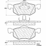 D0843 Ceramic Disc Brake Pads: Front - Ford SUV, Mazda SUV, Mercury SUV
