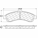 D0882 Ceramic Disc Brake Pads: Front - Buick SUV, Chevrolet SUV, GMC SUV, Isuzu SUV, Oldsmobile SUV