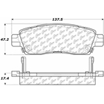 D0883 Ceramic Disc Brake Pads: Rear - Buick SUV, Chevrolet SUV, GMC SUV, Isuzu SUV, Oldsmobile SUV, Saab SUV, Saturn, SUV