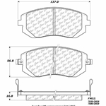 D0929 Ceramic Disc Brake Pads: Front - Saab, Subaru, SUV