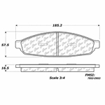 D0953 Ceramic Disc Brake Pads: Front - Lincoln SUV