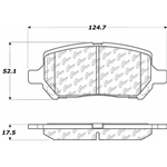 D0956 Ceramic Disc Brake Pads: Front - Chevrolet, Pontiac, Saturn