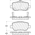 D1090 Ceramic Disc Brake Pads: Rear - Acura