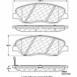 D1202 Ceramic Disc Brake Pads: Front - Hyundai, Kia