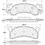 D153 High Heat Formulation Disc Brake Pad Set - Chevrolet, GMC