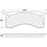 D0769 High Heat Formulation Disc Brake Pad Set