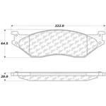 D1066 High Heat Formulation Disc Brake Pad Set