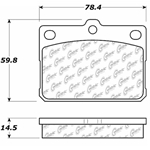D0101 Semi-Met Disc Brake Pads: Front - Dodge, Honda, Mazda, Plymouth