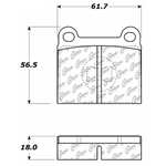 D0110 Semi-Met Disc Brake Pads: Front - Audi, Volkswagen
