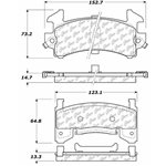 D0154 Semi-Met Disc Brake Pads: Front and Rear - Avanti, Buick, Cadillac, Chevrolet, Pickup, Van, GMC Pickup, Van, Oldsmobile, Pontiac