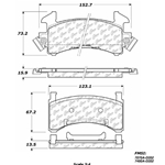 D0202 Semi-Met Disc Brake Pads: Front and Rear - Buick, Cadillac, Chevrolet, Pickup, SUV, GMC Pickup, SUV, Isuzu SUV, Oldsmobile, Pontiac
