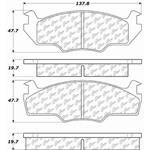 D0158 Semi-Met Disc Brake Pads: Front - Volkswagen