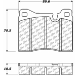 D0163A Semi-Met Disc Brake Pads: Front - BMW