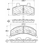 D0215 Semi-Met Disc Brake Pads: Front - Buick, Cadillac, Chevrolet, Van, Oldsmobile, Pontiac, Van