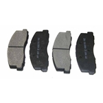D0271 Semi-Met Disc Brake Pads: Front - Dodge, Mitsubishi