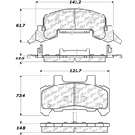 D0289 Semi-Met Disc Brake Pads: Front - Buick, Cadillac, Chevrolet, Oldsmobile, Pontiac