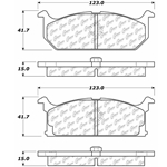 D0296 Semi-Met Disc Brake Pads: Front - Chevrolet