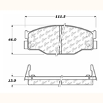 D0397 Semi-Met Disc Brake Pads: Front - Chevrolet, Geo, Isuzu