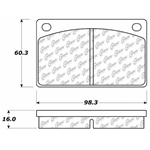 D0043 Semi-Met Disc Brake Pads: Front - Volvo