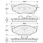 D0367 Semi-Met Disc Brake Pads: Front - Dodge Van, Plymouth Van