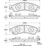 D0412 Semi-Met Disc Brake Pads: Front - Chevrolet, Ford, Pontiac
