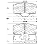 D0456 Semi-Met Disc Brake Pads: Front - Daihatsu