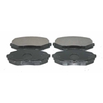 D0468 Semi-Met Disc Brake Pads: Front - Asuna, Geo, Isuzu