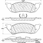 D0529 Semi-Met Disc Brake Pads: Front - Dodge Pickup 2WD