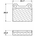 D0541 Semi-Met Disc Brake Pads: Rear - Volvo