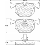 D1042 Semi-Met Disc Brake Pads: Rear - BMW SUV