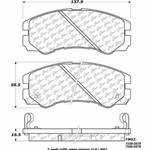 D0579 Semi-Met Disc Brake Pads: Front - Acura SUV, Honda SUV, Isuzu SUV