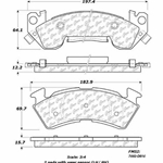D0614 Semi-Met Disc Brake Pads: Front - Chevrolet