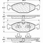 D0640 Semi-Met Disc Brake Pads: Front - Jaguar